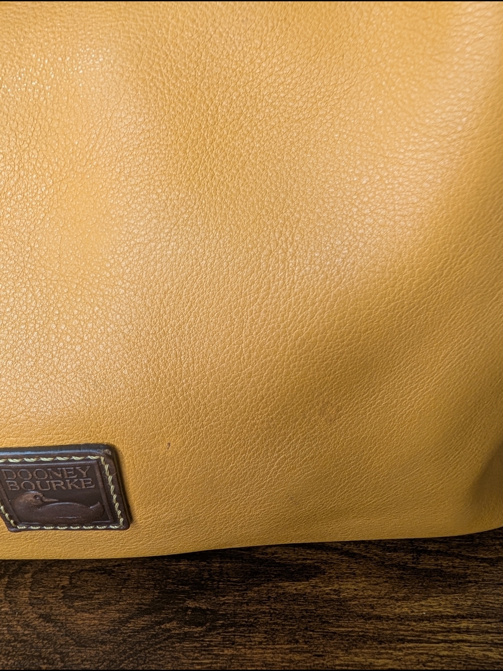 Dooney & Bourke O-Ring Leather Large Satchel Shoulder Bag - Picture 4 of 11